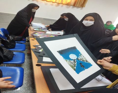 گرامیداشت هفته کارگاه در مدارس و بازدید دانش آموزان از هنرستان و نمایشگاه هنرهای تجسمی