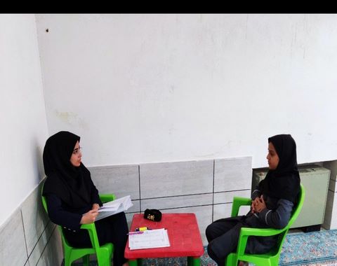 برگزاری جلسات مشاوره فردی سرکار خانم ابوترابی با دانش آموزان